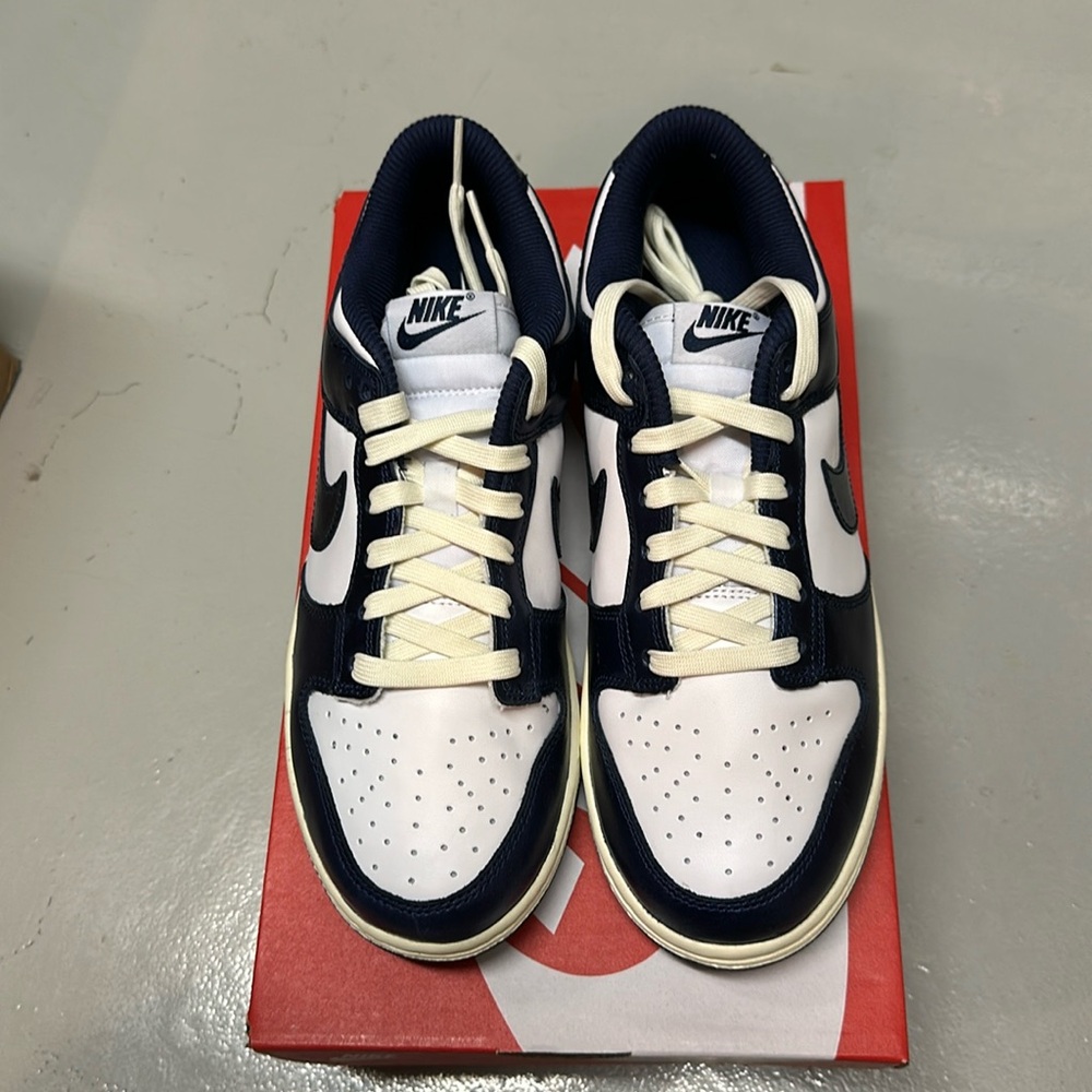 Women’s Dunk Low Premium “Vintage Navy” - DS Size 9W/7.5M